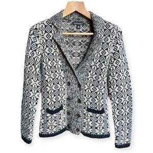 Banana Republic Women’s Alpaca Wool Blend Italian Yarn Button Front Sweater, XS